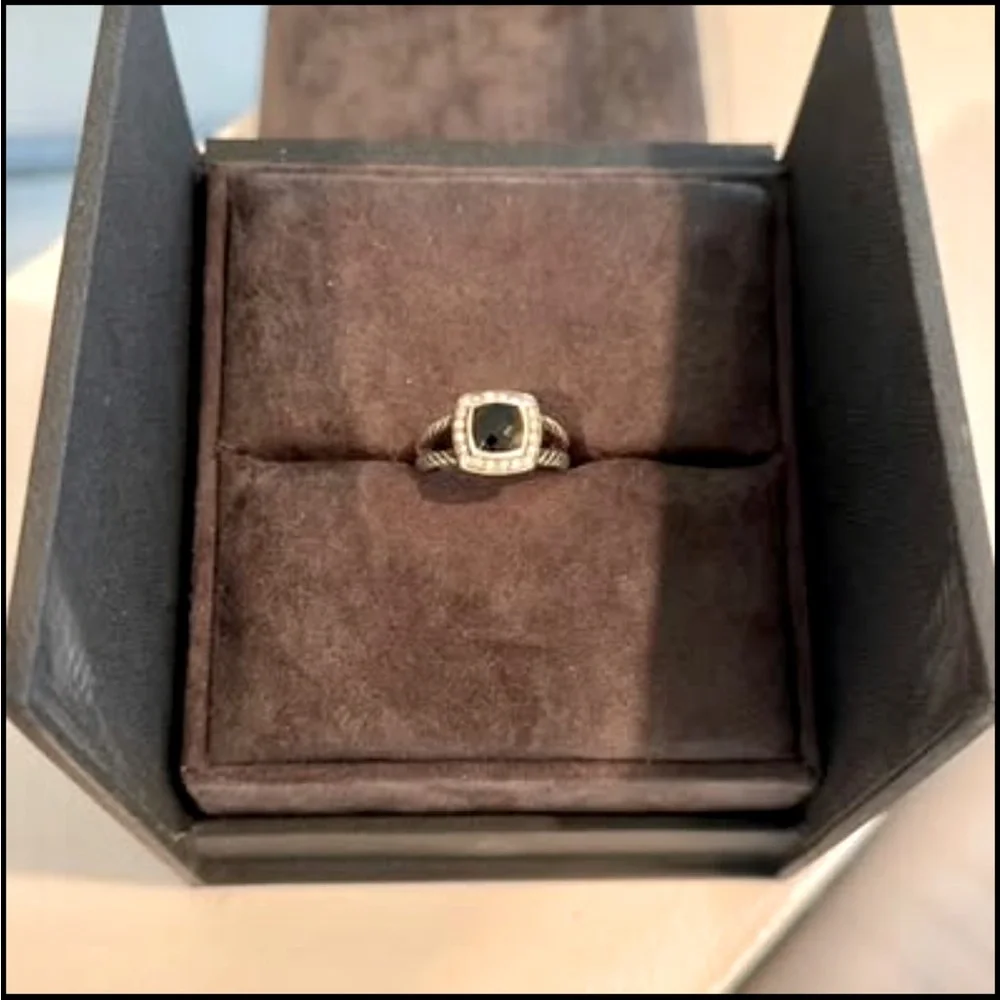 🖤David Yurman•Petite Black Onyx Ring🖤 - Picture 3 of 6